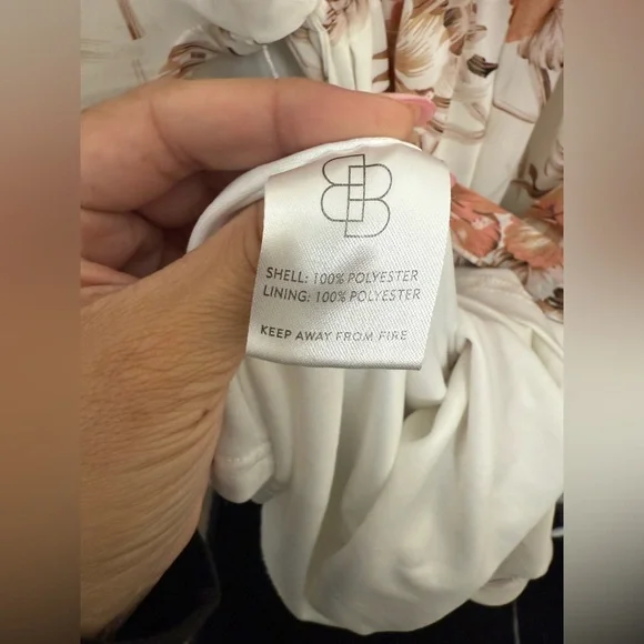 Women’s Baltic Born White And Pink Floral Maxi Dress M Cottagecore Sun Dress - Picture 7 of 12